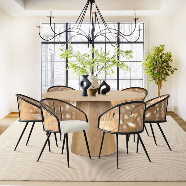 Round Seats 6 Kitchen & Dining Room Sets, Dining Table Sets You'll Love